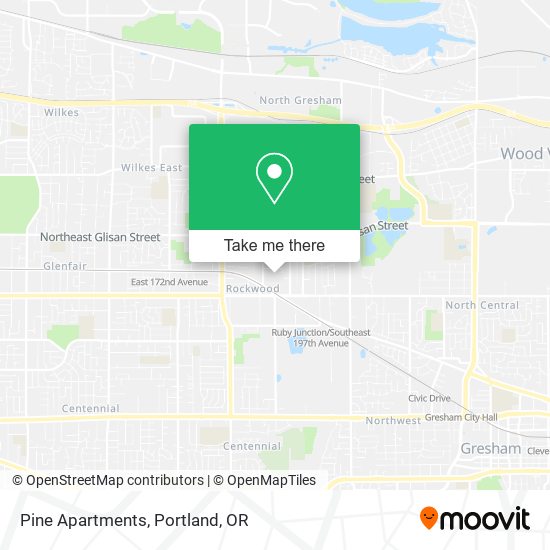 Pine Apartments map