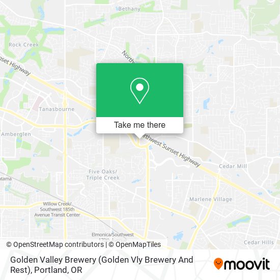 Mapa de Golden Valley Brewery (Golden Vly Brewery And Rest)