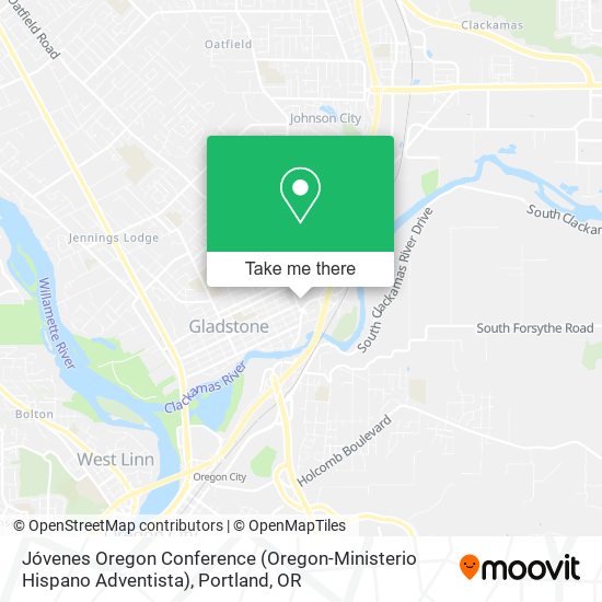 Jóvenes Oregon Conference (Oregon-Ministerio Hispano Adventista) map