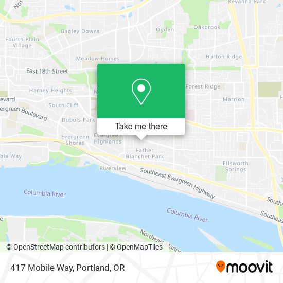 417 Mobile Way map