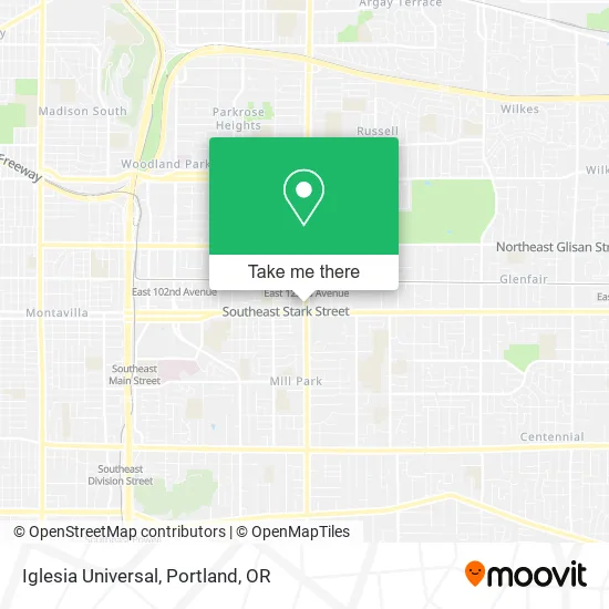 Iglesia Universal map