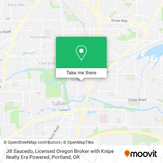 Jill Saucedo, Licensed Oregon Broker with Knipe Realty Era Powered map