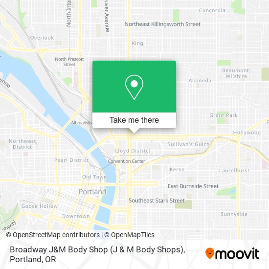 Broadway J&M Body Shop (J & M Body Shops) map