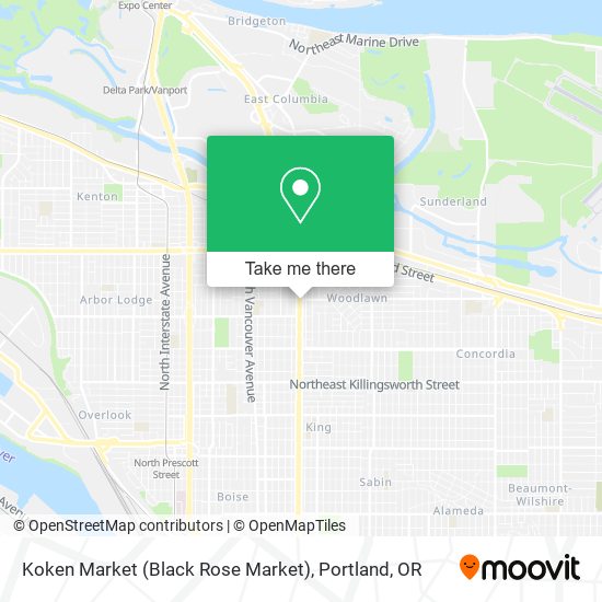 Koken Market (Black Rose Market) map