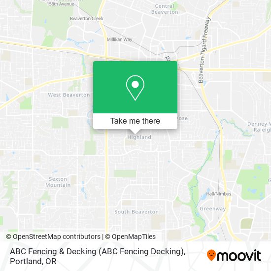 ABC Fencing & Decking map