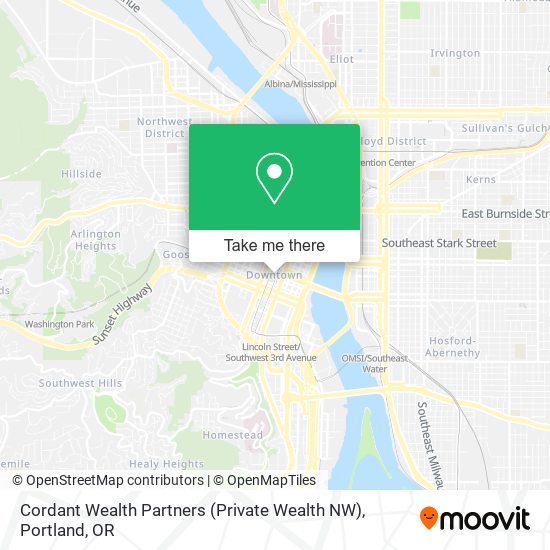 Mapa de Cordant Wealth Partners (Private Wealth NW)