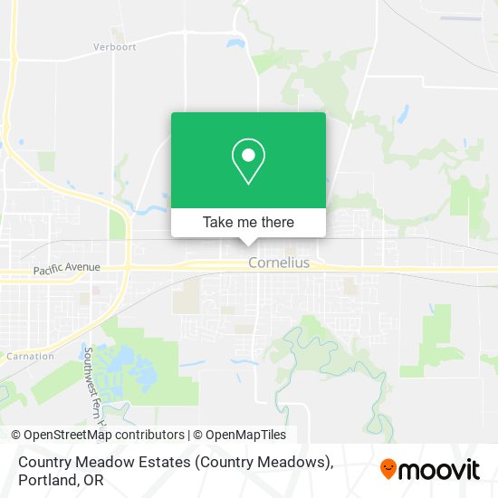 Country Meadow Estates (Country Meadows) map