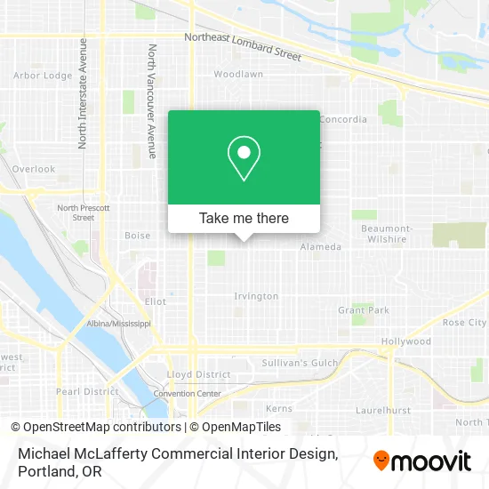 Michael McLafferty Commercial Interior Design map