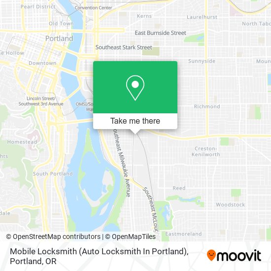 Mobile Locksmith (Auto Locksmith In Portland) map