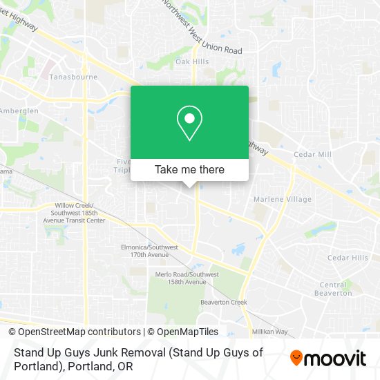 Stand Up Guys Junk Removal (Stand Up Guys of Portland) map