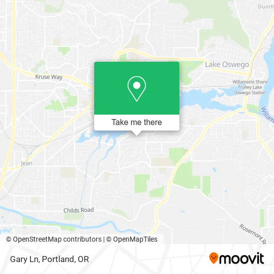 Gary Ln map