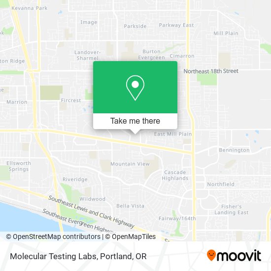 Mapa de Molecular Testing Labs