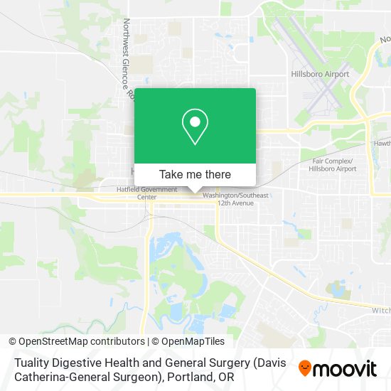 Tuality Digestive Health and General Surgery (Davis Catherina-General Surgeon) map