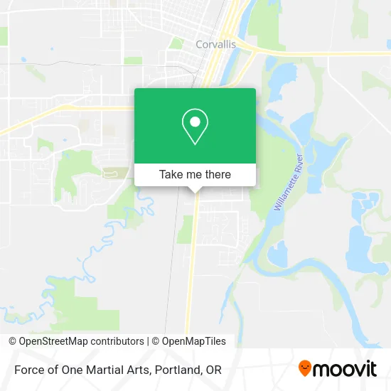 Mapa de Force of One Martial Arts