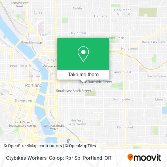 Mapa de Ctybikes Workers' Co-op: Rpr Sp