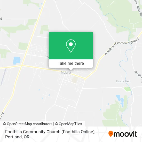 Foothills Community Church (Foothills Online) map