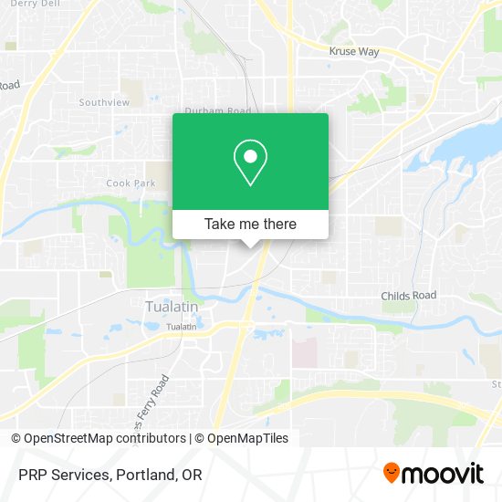 PRP Services map