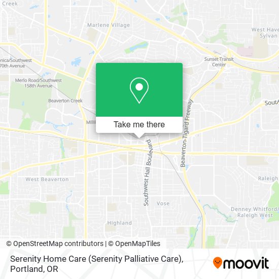 Mapa de Serenity Home Care (Serenity Palliative Care)