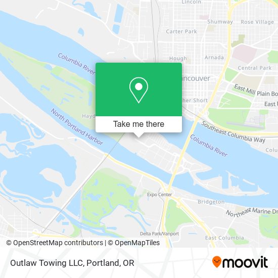 Outlaw Towing LLC map