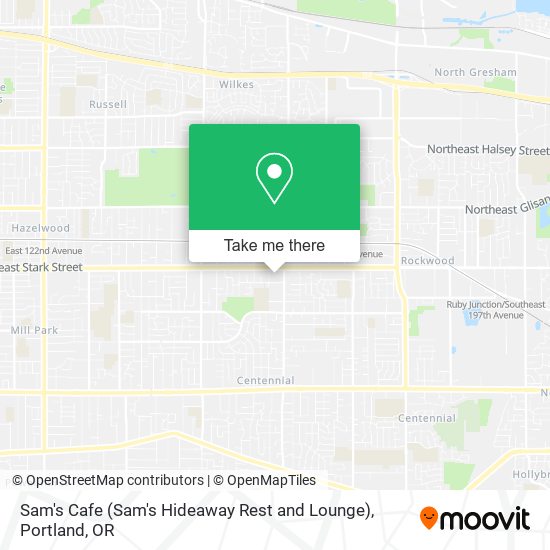 Sam's Cafe (Sam's Hideaway Rest and Lounge) map