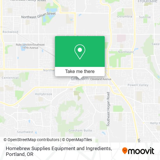 Homebrew Supplies Equipment and Ingredients map