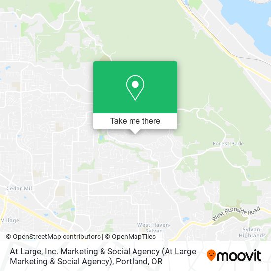 Mapa de At Large, Inc. Marketing & Social Agency (At Large Marketing & Social Agency)