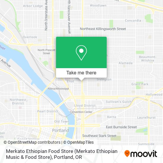 Merkato Ethiopian Food Store map