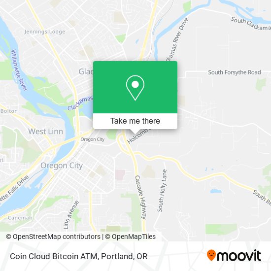 Coin Cloud Bitcoin ATM map