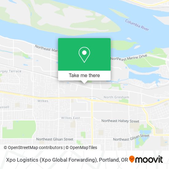 Xpo Logistics (Xpo Global Forwarding) map