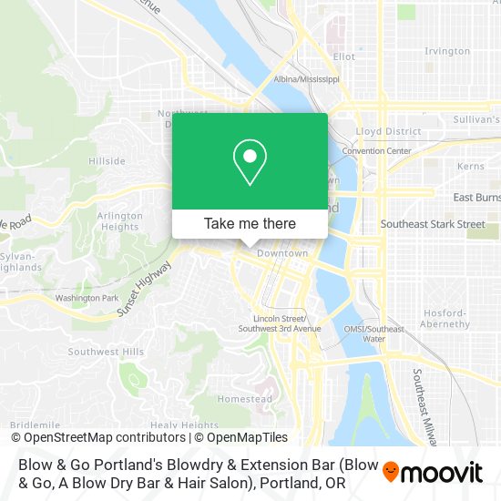 Blow & Go Portland's Blowdry & Extension Bar (Blow & Go, A Blow Dry Bar & Hair Salon) map