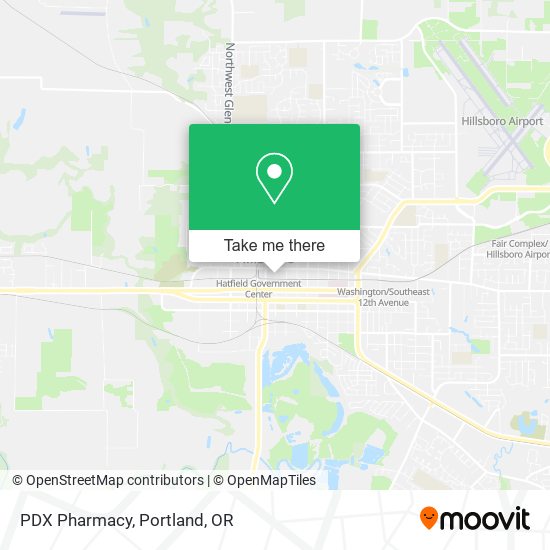 Mapa de PDX Pharmacy