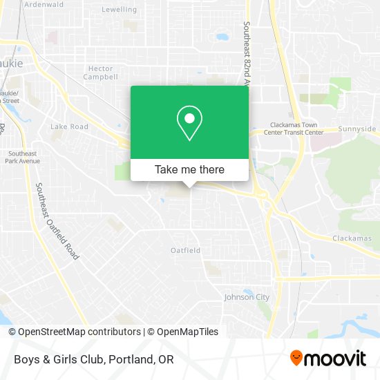 Boys & Girls Club map