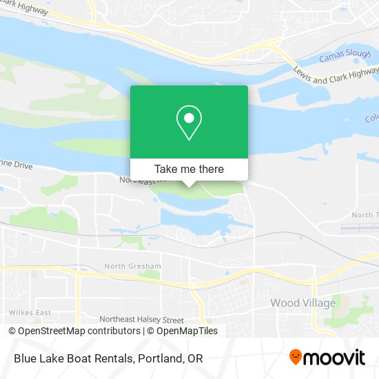 Blue Lake Boat Rentals map