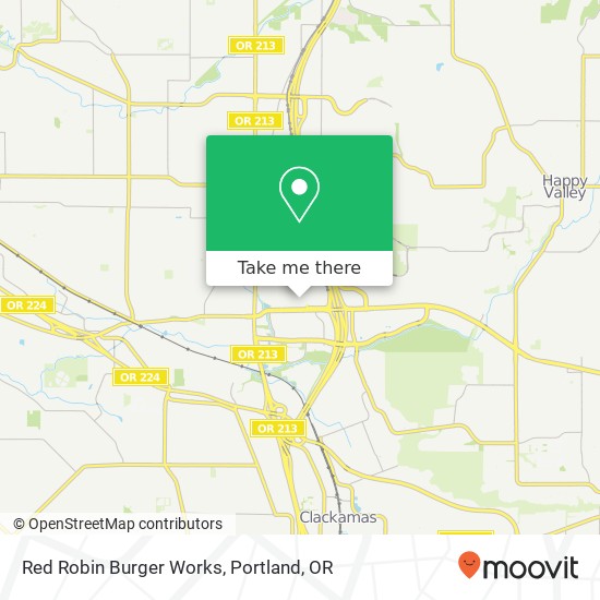 Red Robin Burger Works map