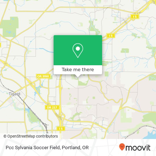 Pcc Sylvania Soccer Field map