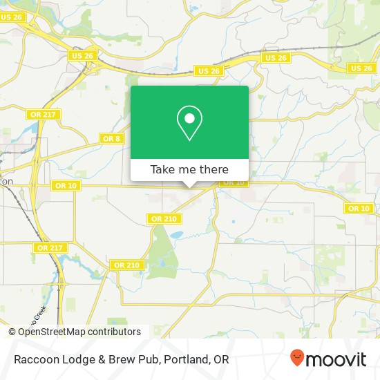Mapa de Raccoon Lodge & Brew Pub