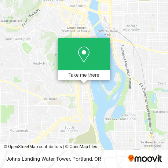 Mapa de Johns Landing Water Tower