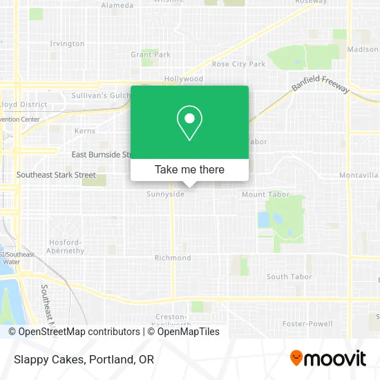Mapa de Slappy Cakes
