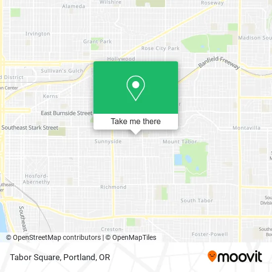 Tabor Square map