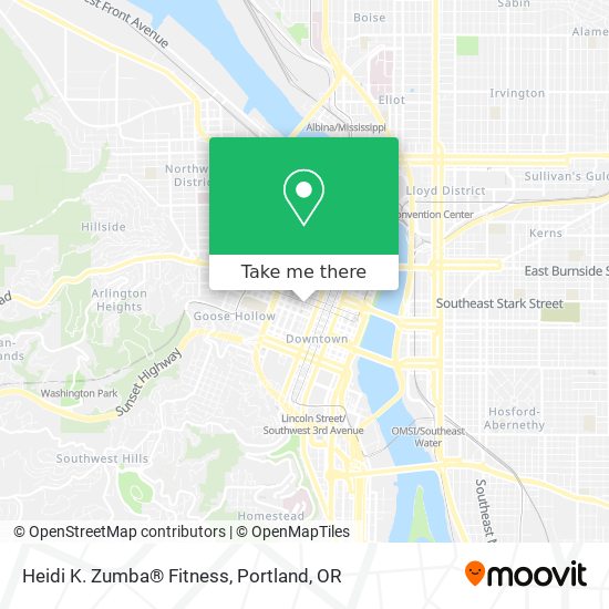 Heidi K. Zumba® Fitness map