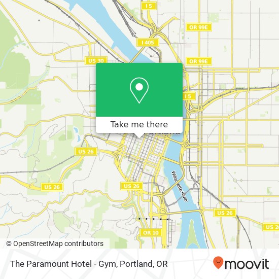 Mapa de The Paramount Hotel - Gym