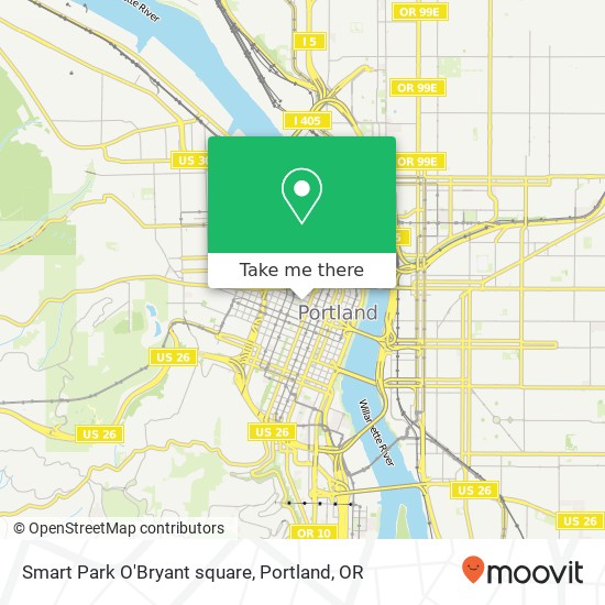 Mapa de Smart Park O'Bryant square