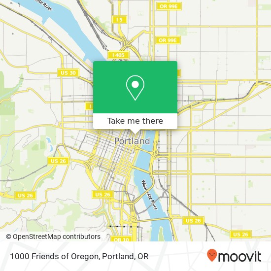 1000 Friends of Oregon map
