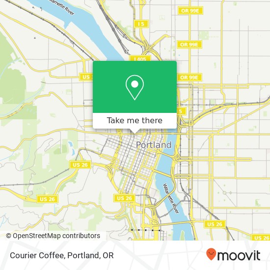 Courier Coffee map