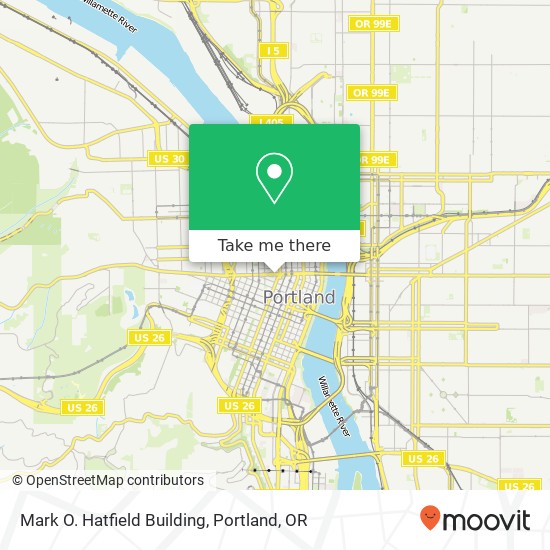 Mark O. Hatfield Building map