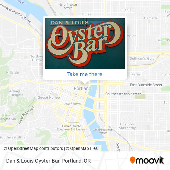Mapa de Dan & Louis Oyster Bar