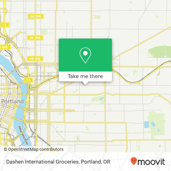 Dashen International Groceries map