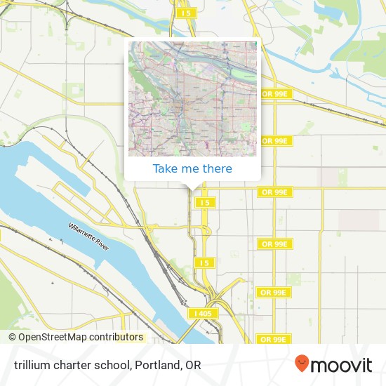 Mapa de trillium charter school