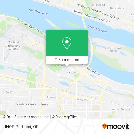 IHOP map