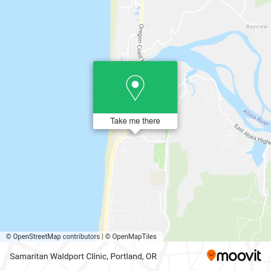 Samaritan Waldport Clinic map